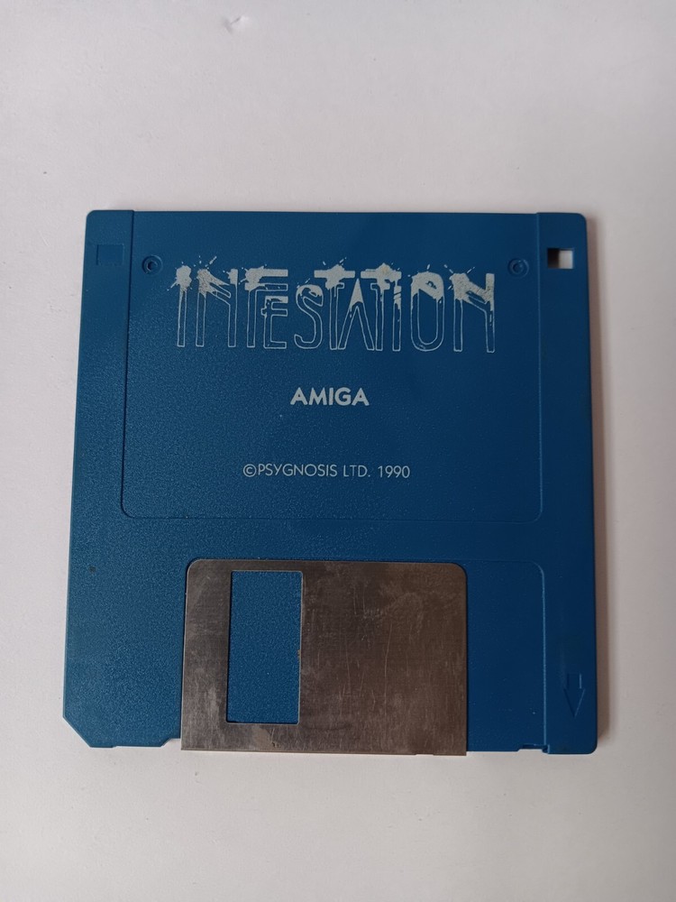 Amiga Infestation Computer Game Software Tested/Works Disk Only Psygnosis