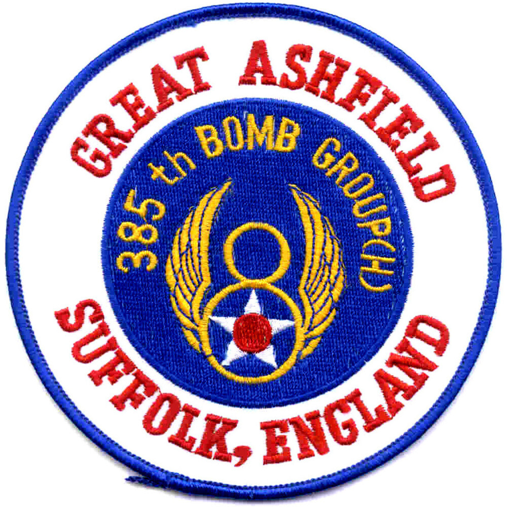 385th Bombardment Group Suffolk England Patch