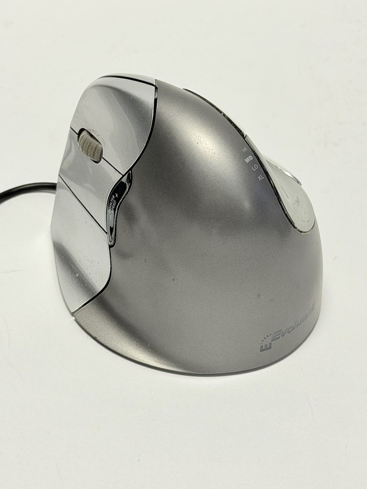 EVOLUENT VM4L Vertical Mouse 4 Left Handed Ergonomic Optical Mouse Wired