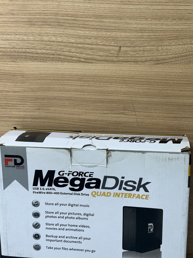 Fantom G-Force Mega Disk, Quad Interface, 4000 GB