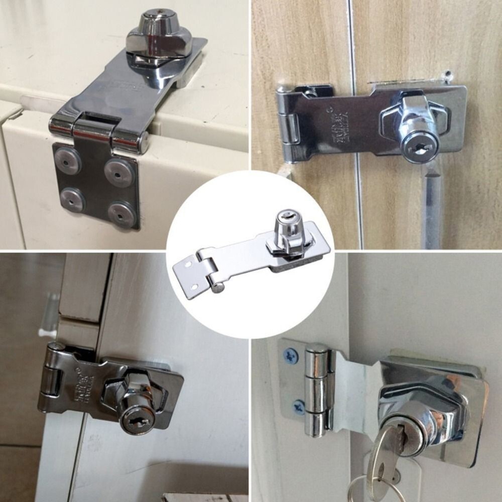 Customizable Size Install and Adjust the Locking Hasp and Staple as Needed