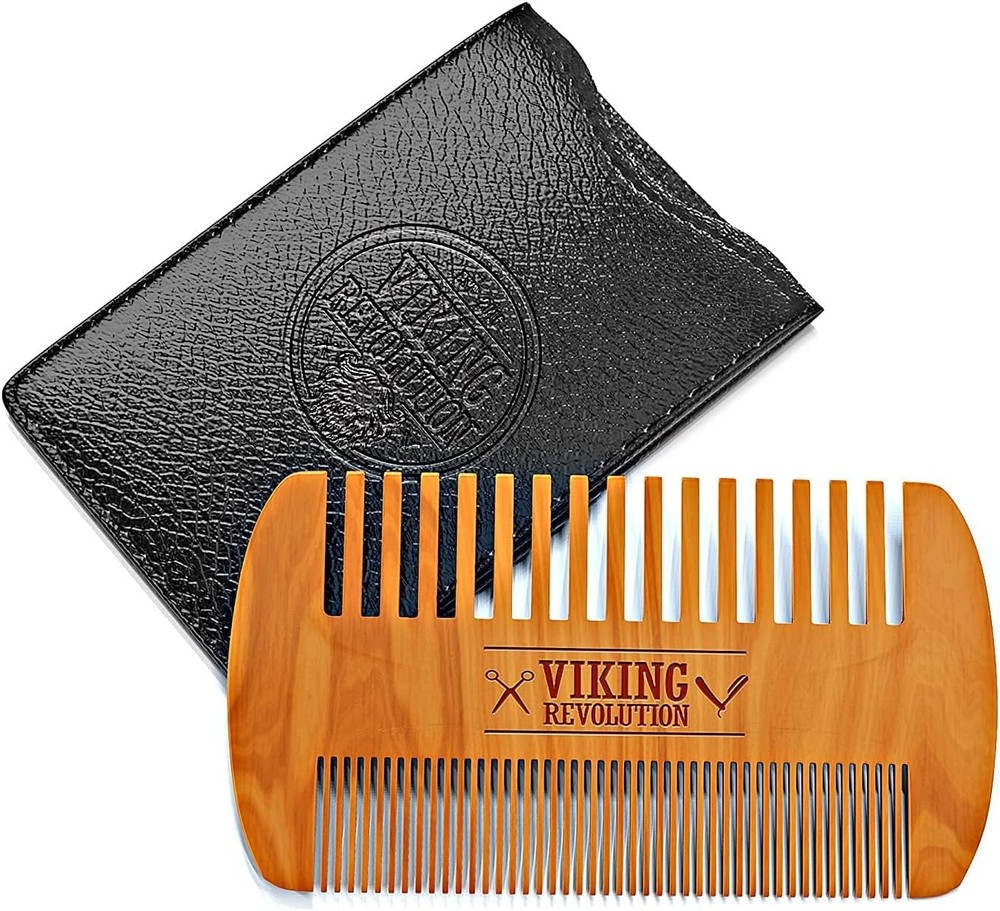 Wooden Beard b & Case,  Act Fine & Coarse Teeth,  for use