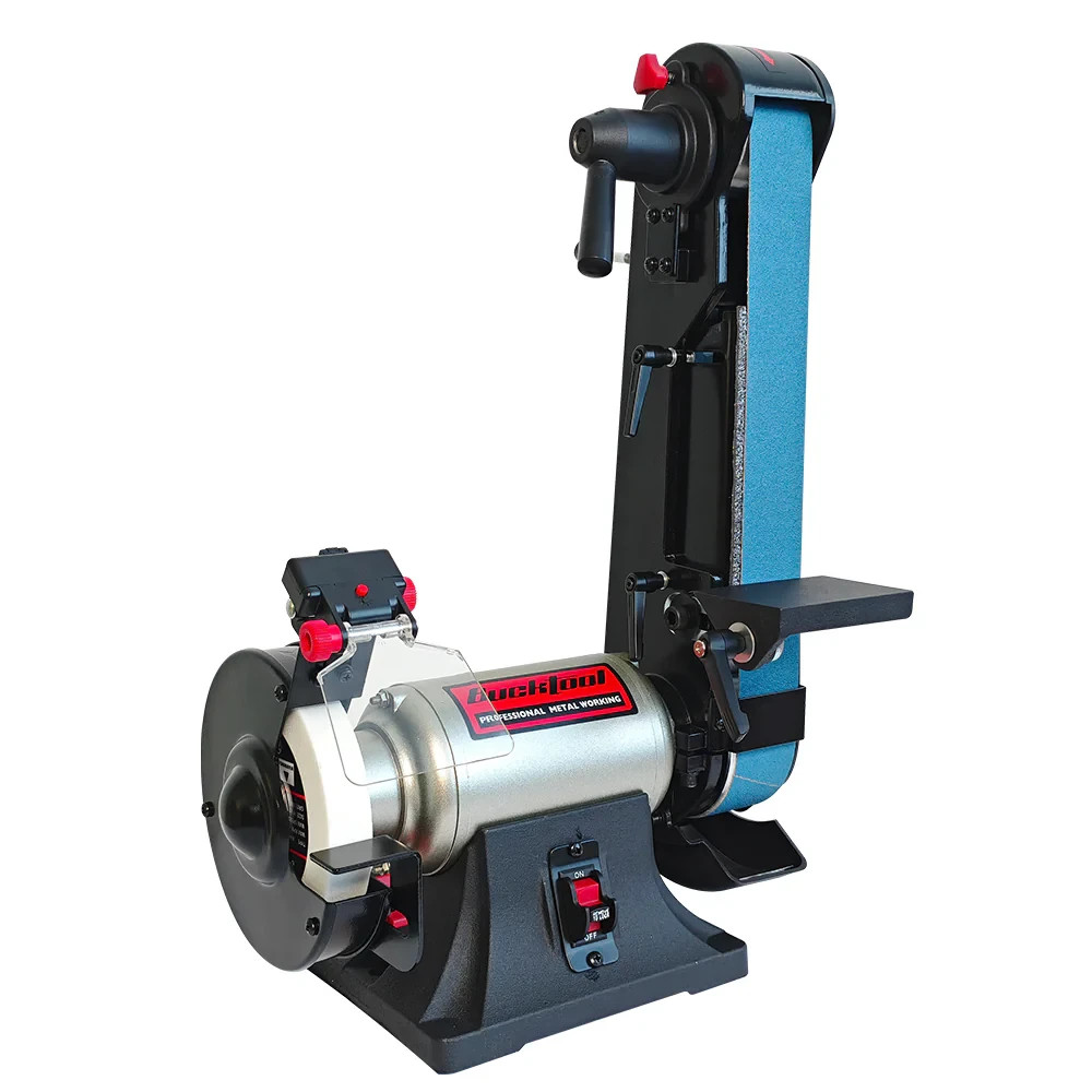 Bucktool Combo 2" x 42" Belt Sander 6" Bench Grinder, Knife Sharpener