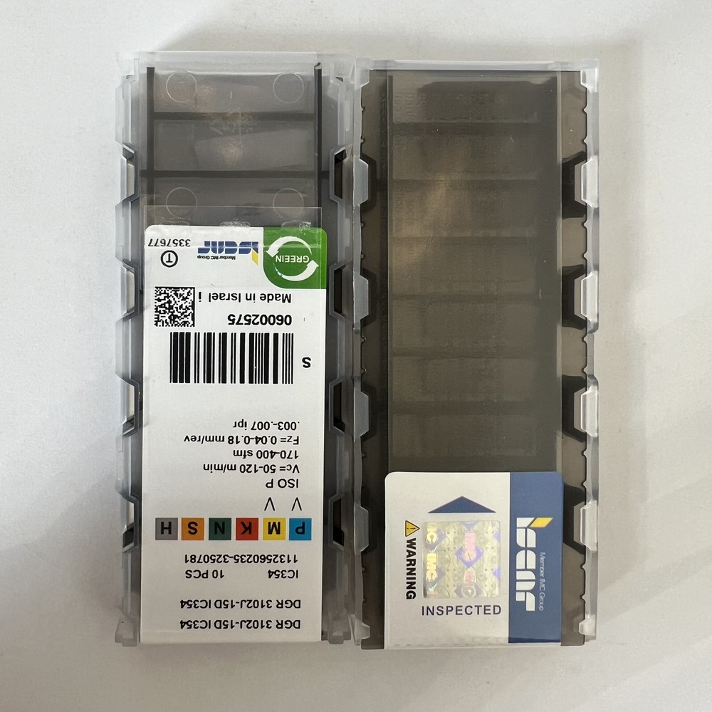ISCAR / DGR3102J-15D IC354  / Industrial indexable Carbide Inserts 10 Pcs