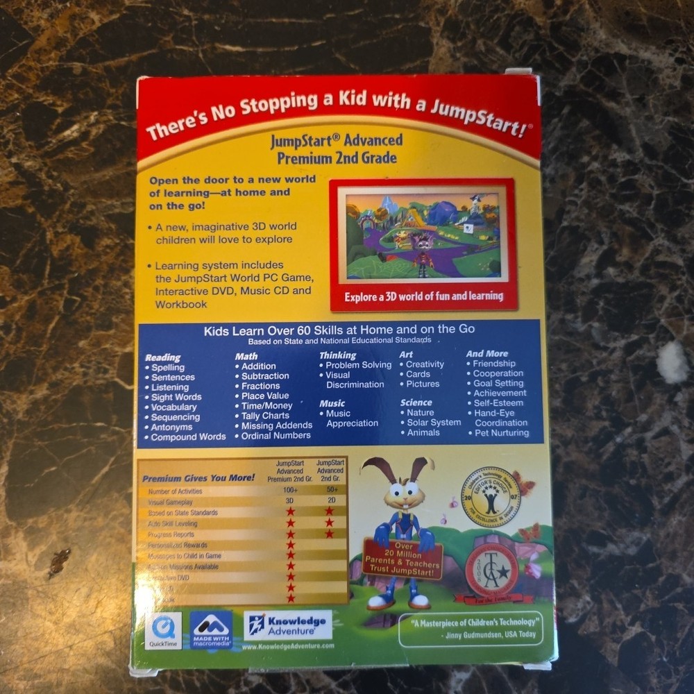 Knowledge Adventure JumpStart Advanced Premium 2nd Grade
