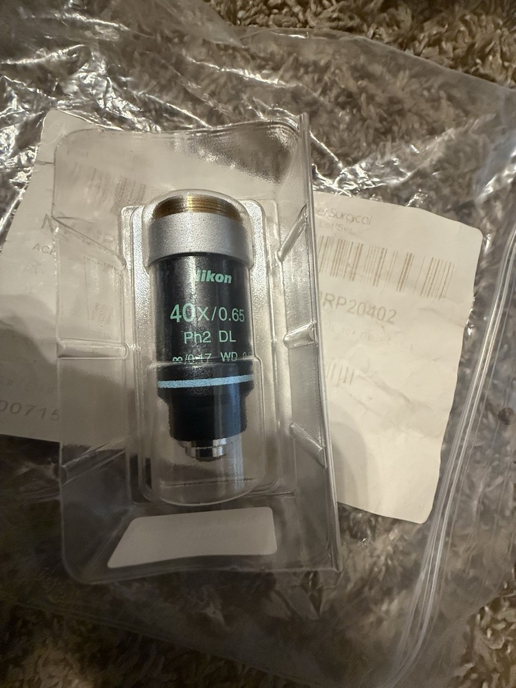 Nikon Microscope Objective 40x Ph2 DL Phase Contrast