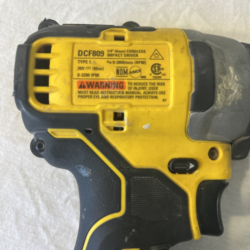 DEWALT DCF809 20V MAX ATOMIC Compact Brushless Impact Driver – Tool Only