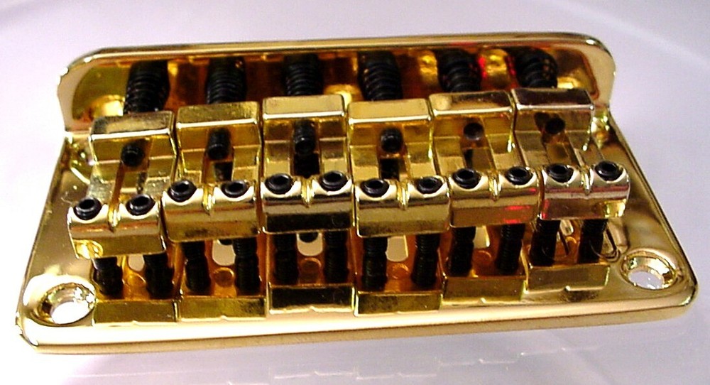 REPLACEMENT HARDTAIL ELECTRIC GUITAR BRIDGE GOLD