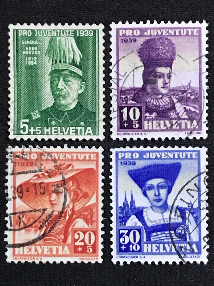 Switzerland SC #B96-99 Used Set 1939