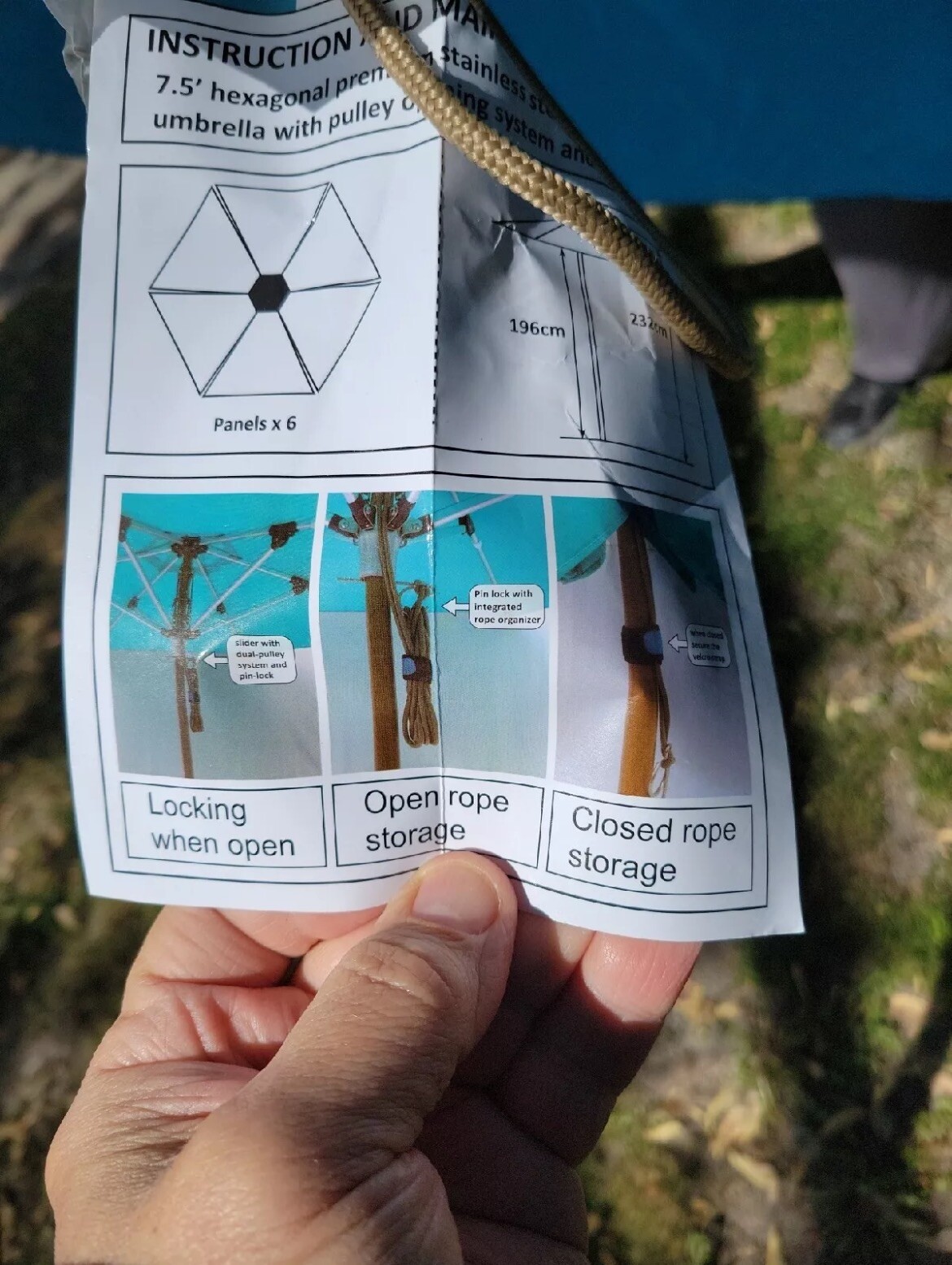 Kona Beer Outdoor Patio Deck Umbrella Tiki Beach Bar Hawaii New MIB