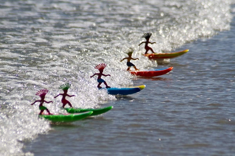 Classics Mini-Surfer and Surfboard - Trestles Tim