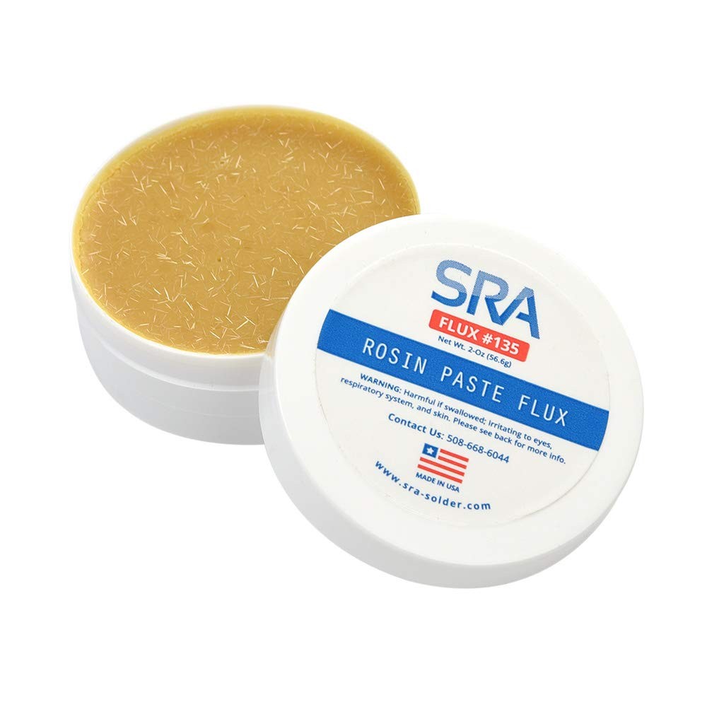 SRA Solder 135 Rosin Paste Soldering Flux For Electronics, No Clean Flux Made...