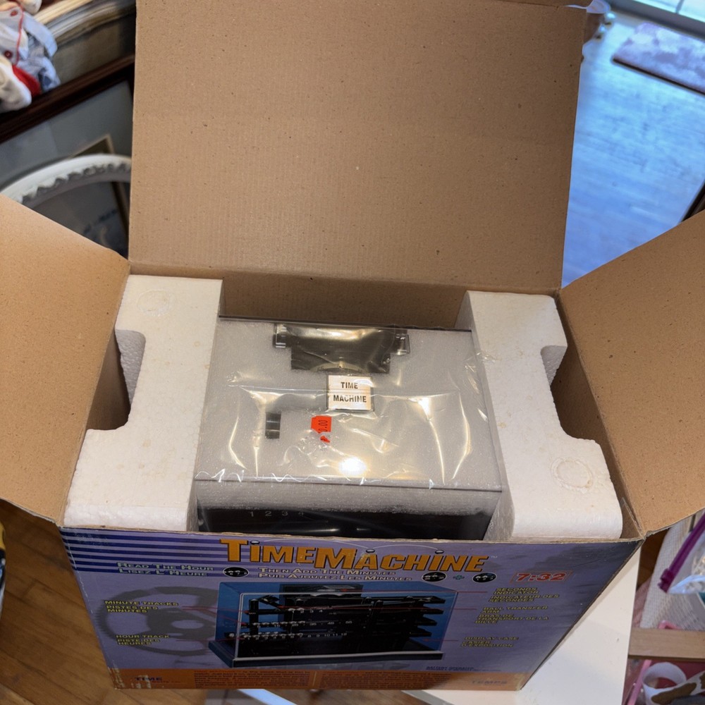 Time Machine Rolling Ball Kinetic Clock Hoffman Products Version New Open Box