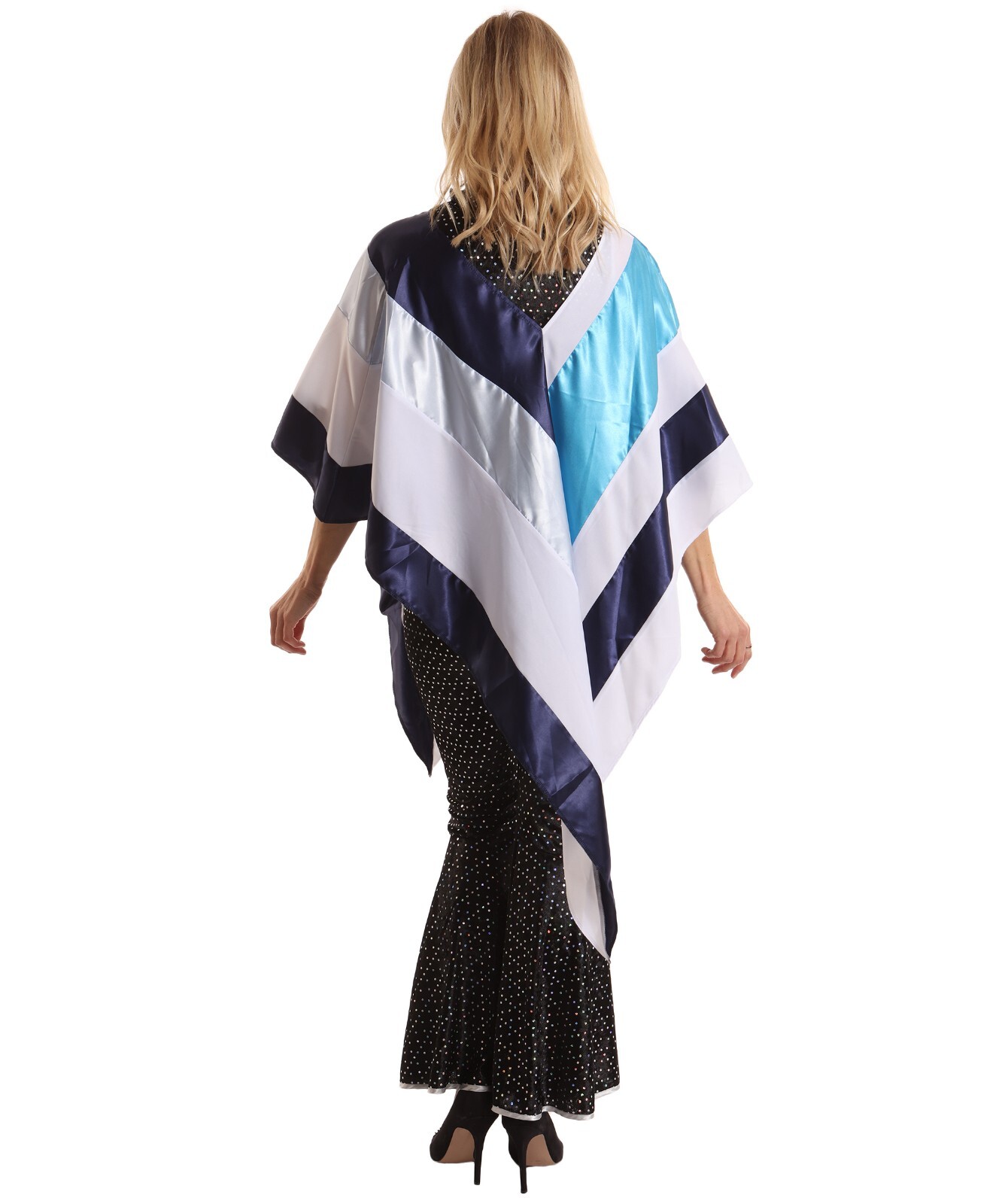 70s Disco Poncho Costume – ABBA Inspired Retro Outfit for Disco and Halloween