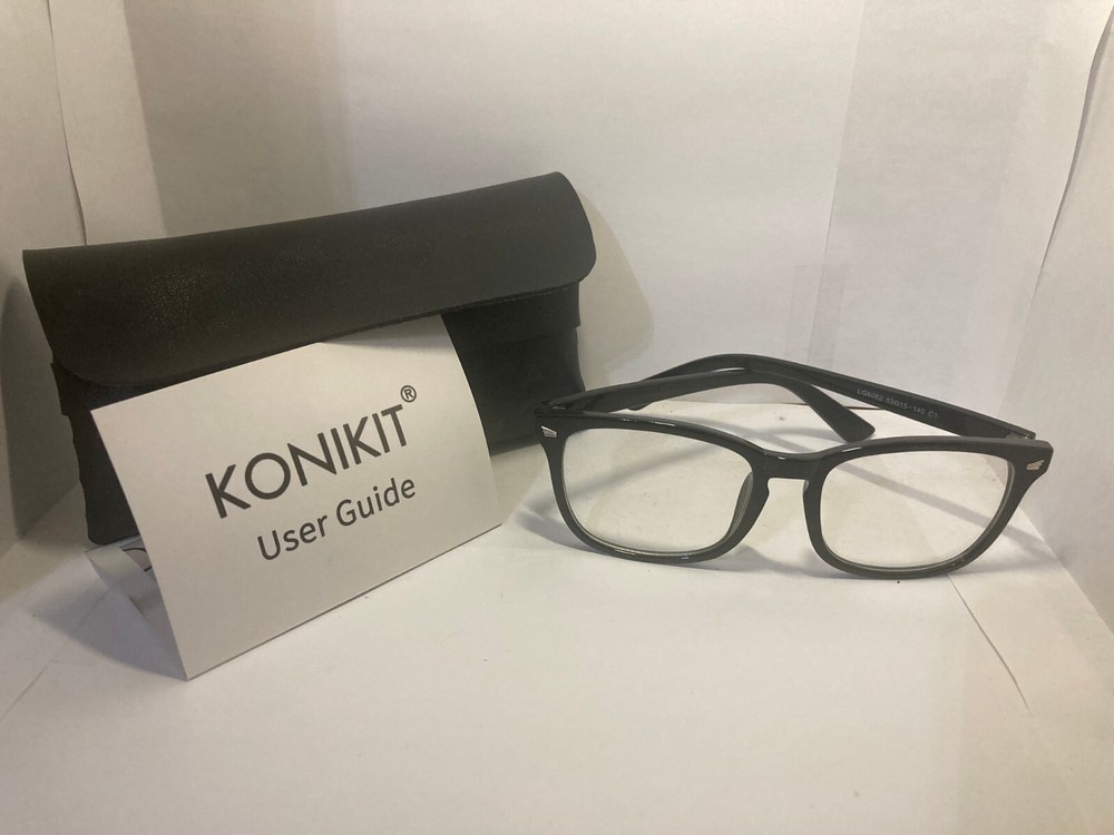 Konkit blue light blocking glasses / black frame