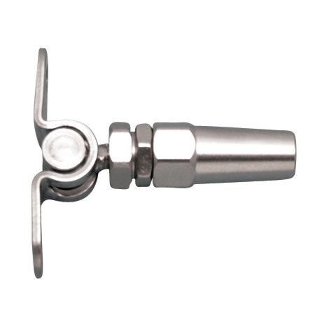 STAINLESS QUICK ATTACH WALL TOGGLE, 1/4"X1/8" 316 SS