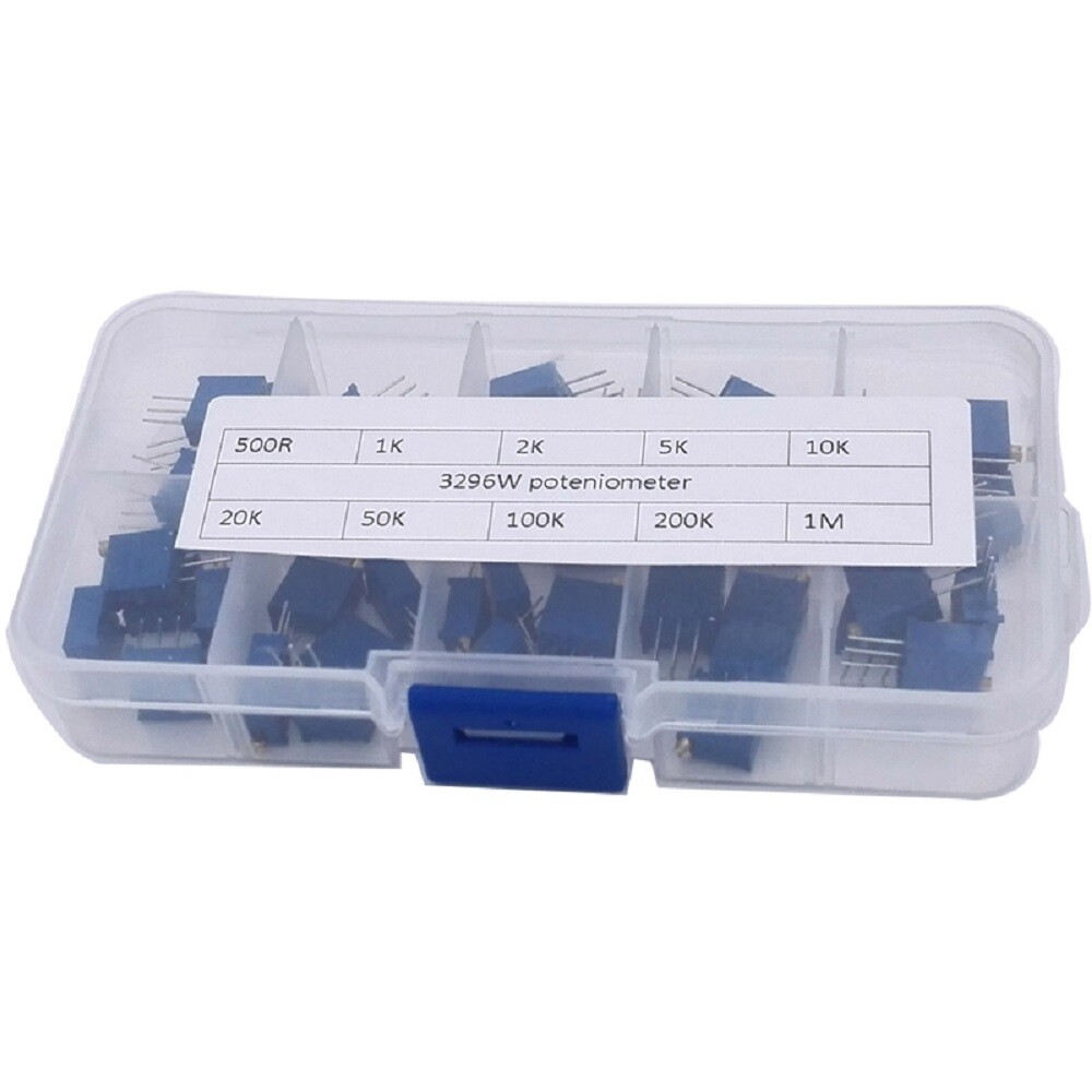 3296W Multi-turn trimmer potentiometer 3296 Variable Resistor Kits With Box US