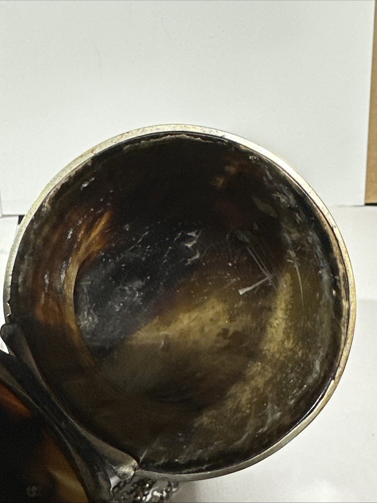 A Fine Scottish Silver Mounted Snuff Mull