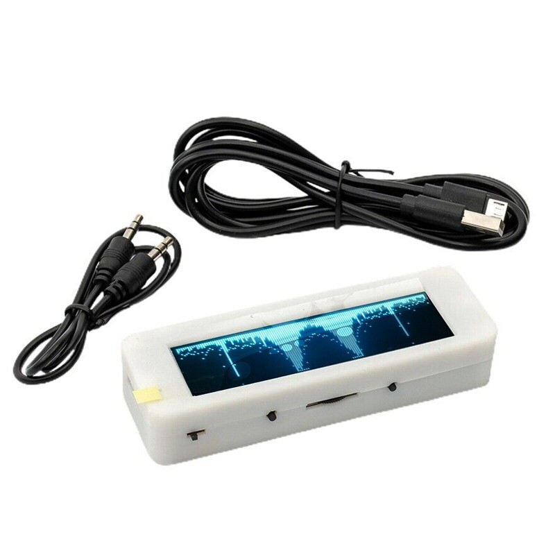 OLED Music Spectrum Display Analyzer Audio Level Indicator VU METER 3.12in 2026