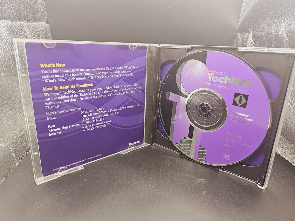 Microsoft TechNet - Technical Information Network - May 1996