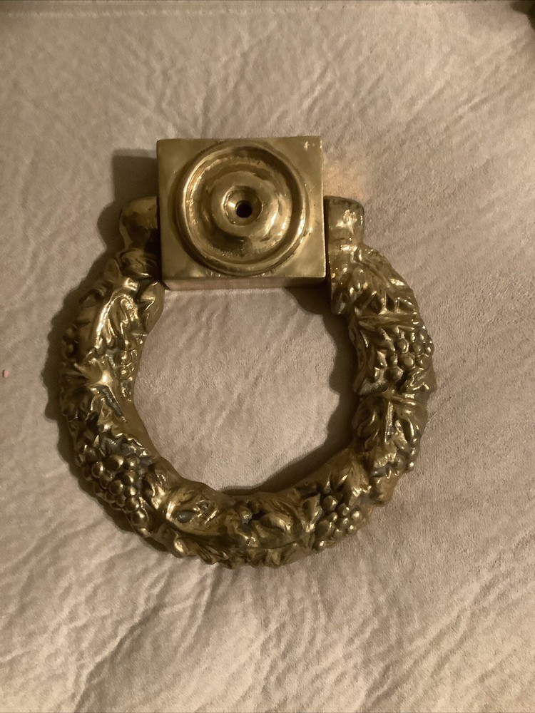 LARGE SOLID BRASS DOOR KNOCKER From Mexico