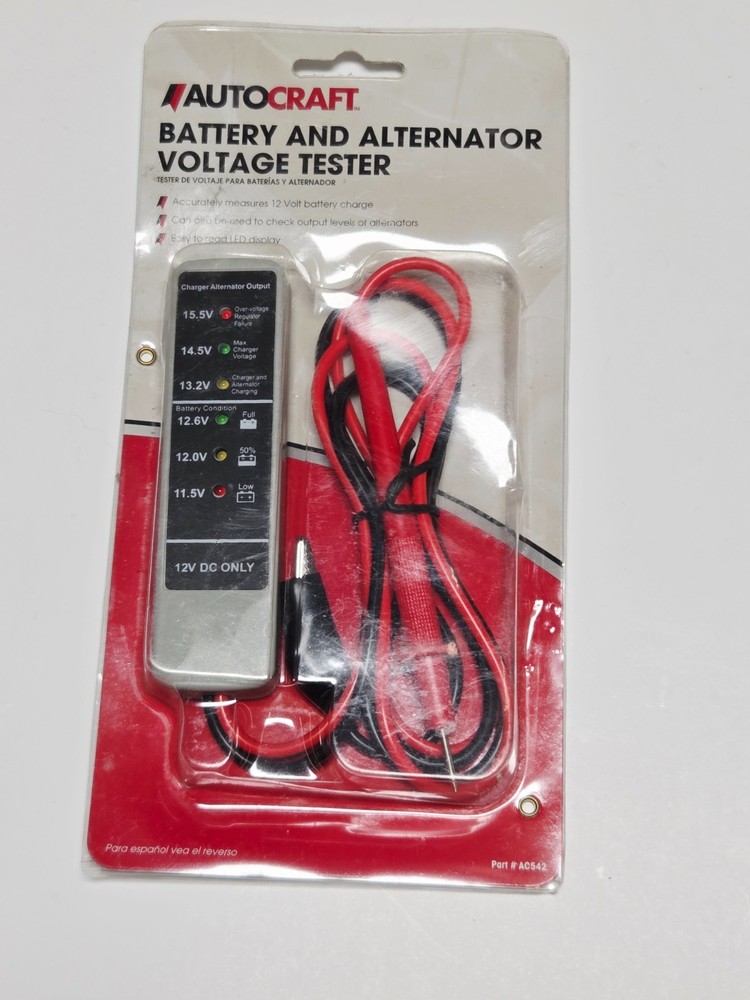 Battery & Alternator voltage tester