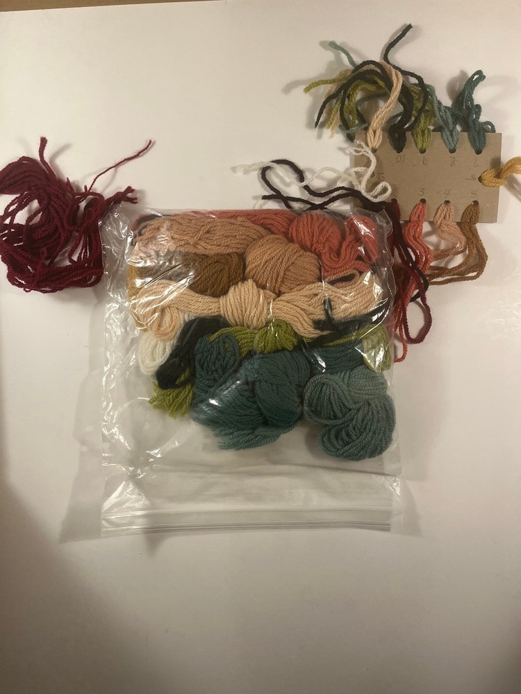 RK Designs Needlepoint Kit #RK4205 "Roses Pillow" - Started