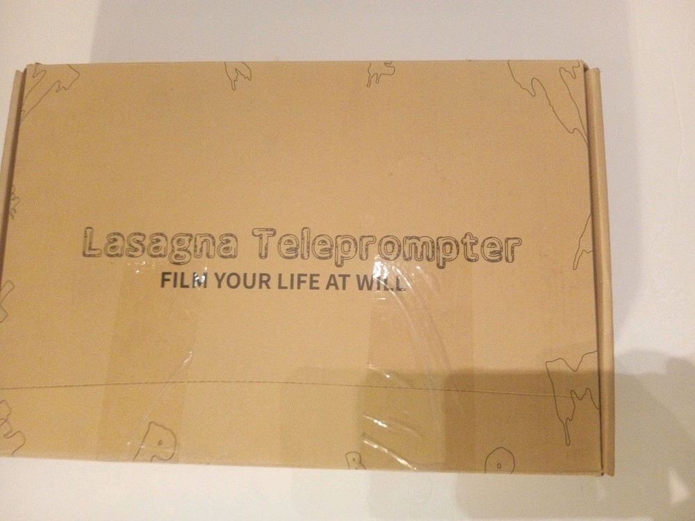 DSLR Smartphone Teleprompter Kit w/ Case Phone Tablet Video Script Reader
