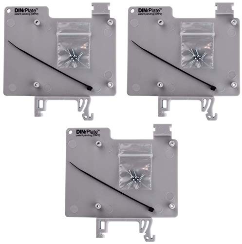 DIN Rail Mount for Raspberry Pi (3-Pack)