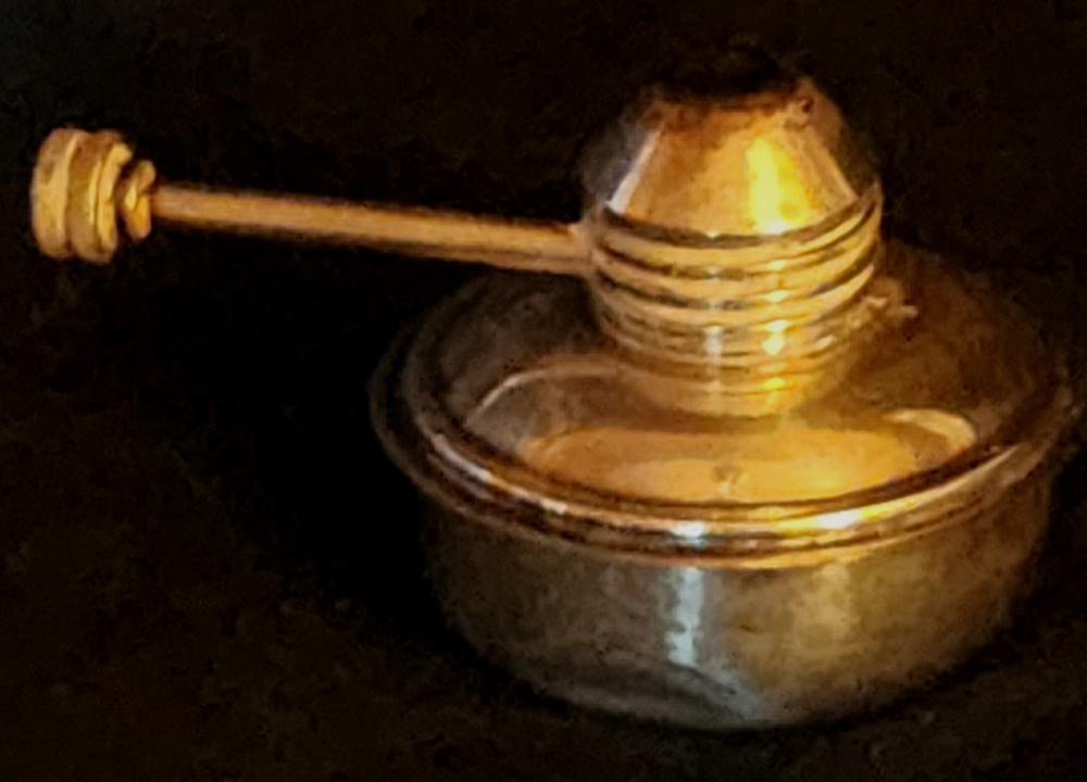 Vintage Silver Plate Chafing Dish Alcohol BurnerWarmer
