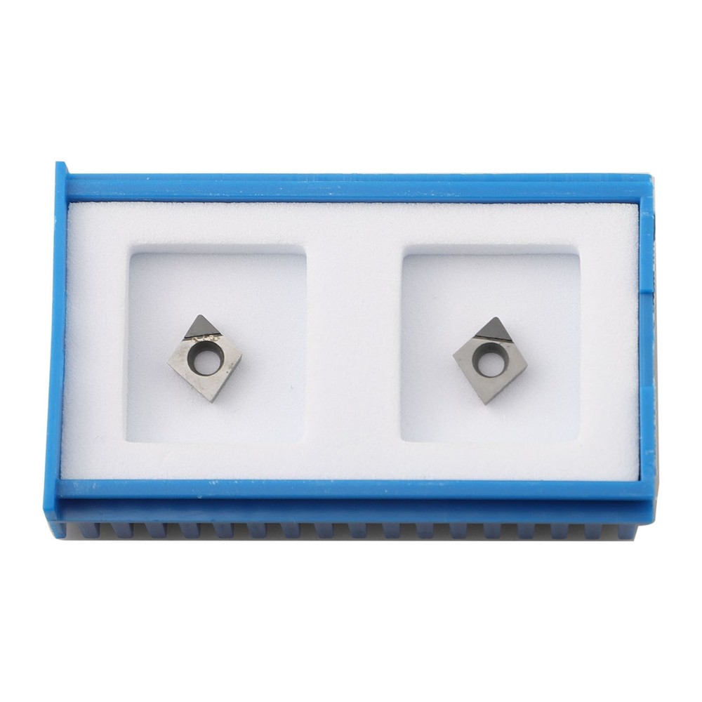 2pcs PCD Inserts CCGT060204 Designed for CNC Processing For Aluminum Copper