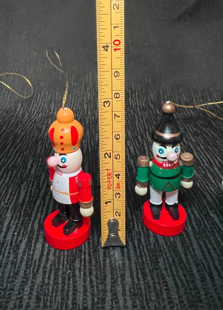 BRUBAKER Nutcrackers Tree Ornaments Set - Hanging Figurines, Designed in Germany