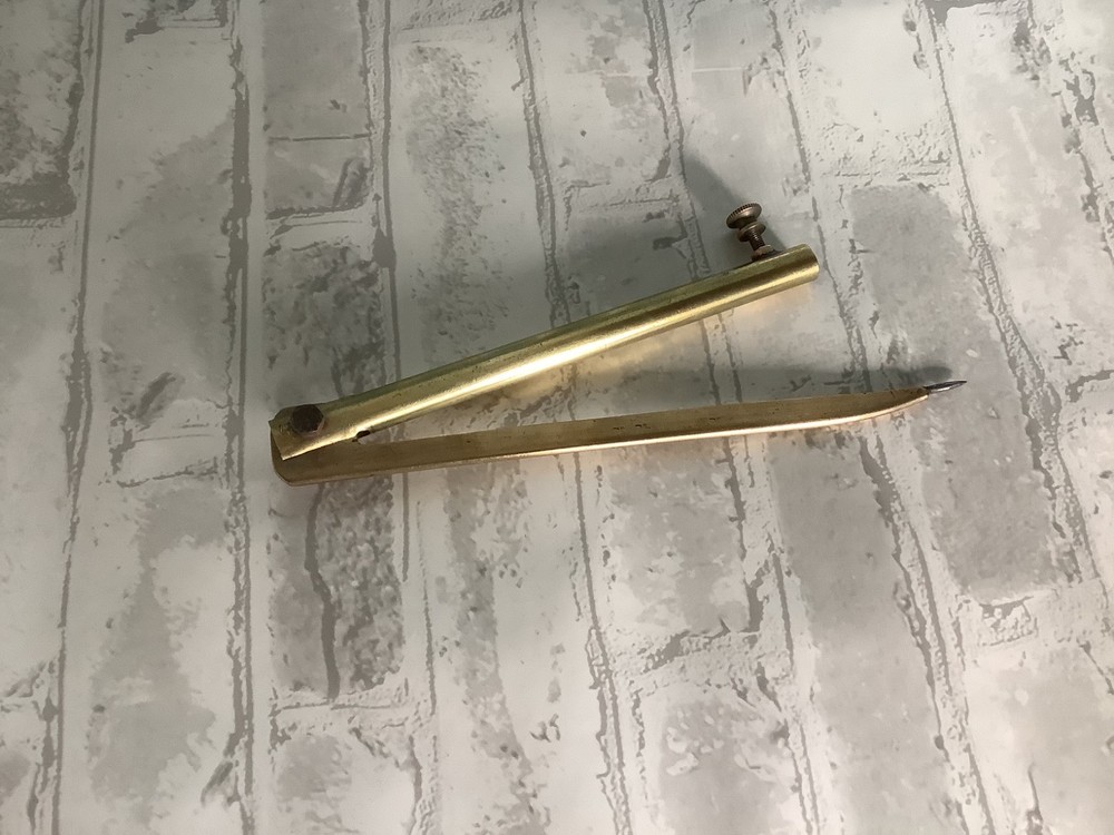 Vintage Brass Drawing Compass