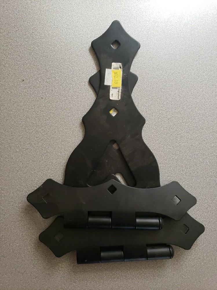 Ace 10" Hinge Gate HD Black 2 Counts