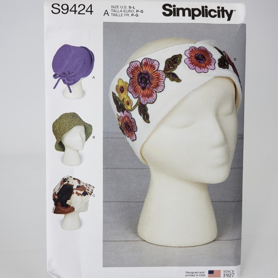 Simplicity NEW UNCUT! U-PICK! Headbands Headwraps Hats Sewing Patterns