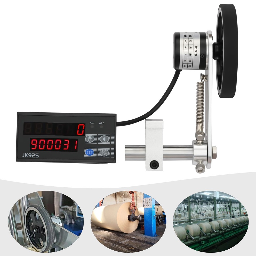 Digital Length Meter Rolling Wheel Electronic Length Measure Tool Meter Counter