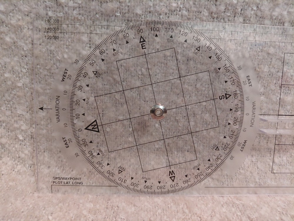 Weems & Plath 255 Marine Navigation Charr Protractor