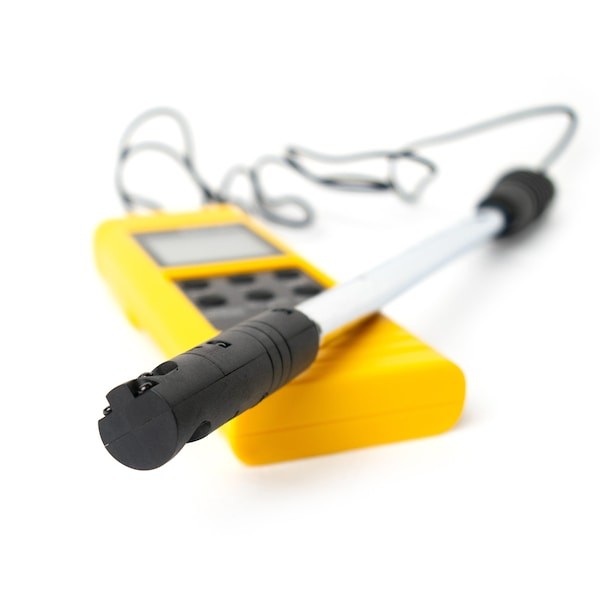 Uei Test Instruments Dafm4 Digital In-Duct Mini Vane Anemometer