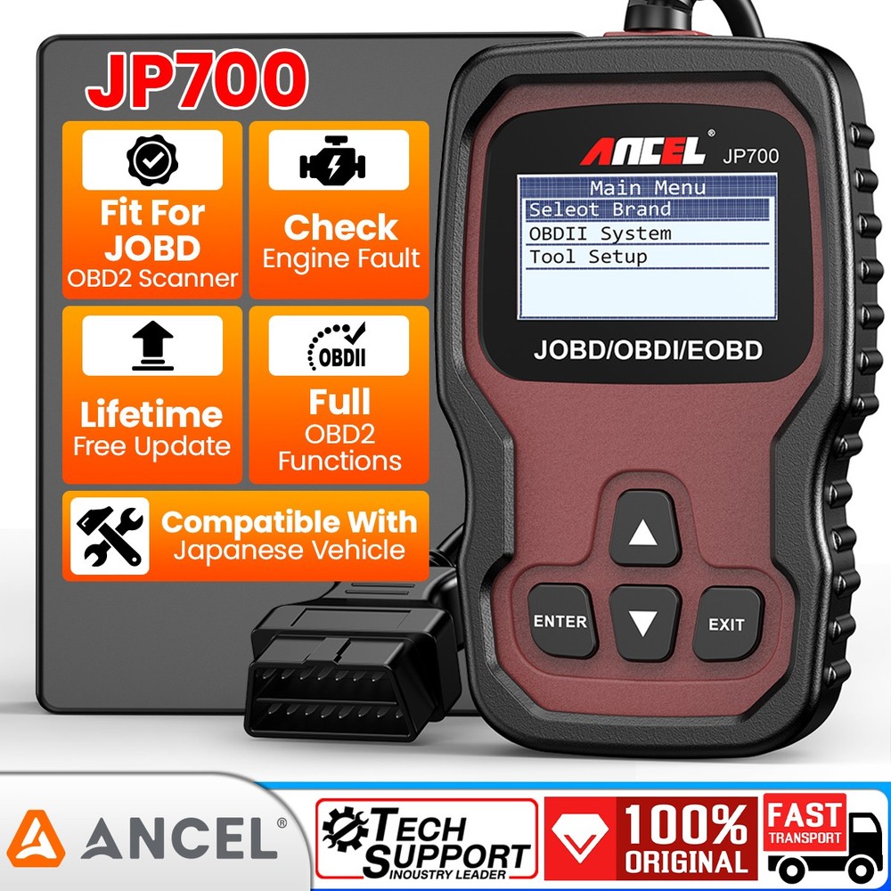 ANCEL JP700 Car Engine Fault Diagnostic Tool OBD2 Scanner Automotive Code Reader