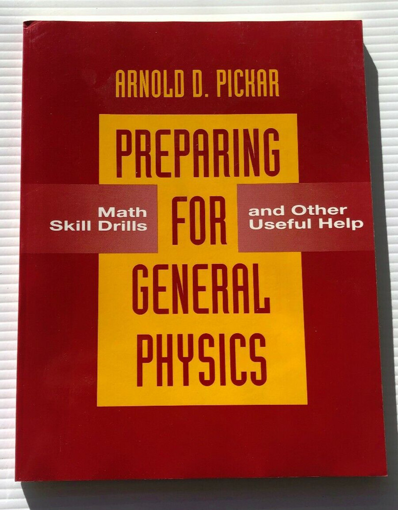 Preparing for General Physics Math Skill Drills and Other Useful Help 1992 USED