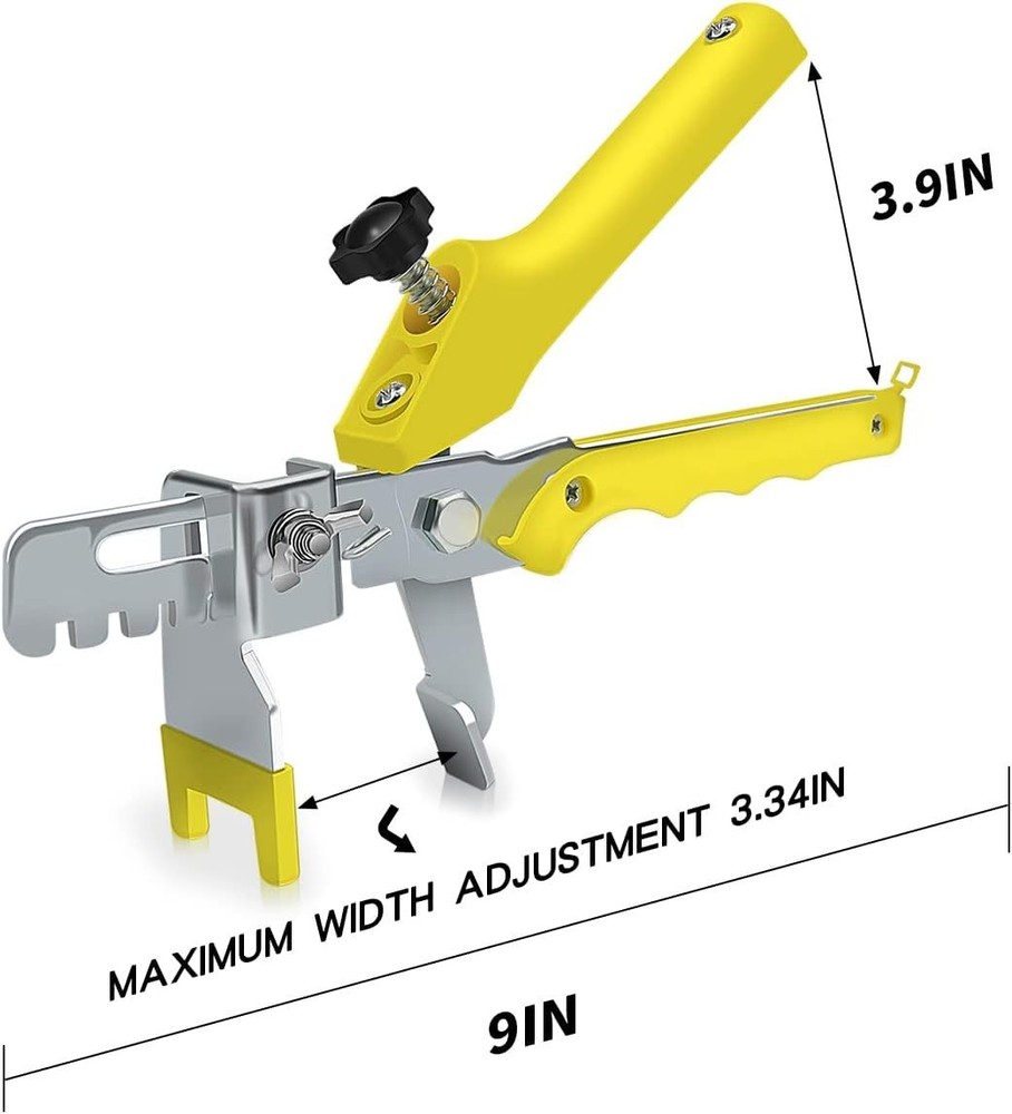 DGSL Tile Leveling System with Tile Plier - 300-Piece Tile Spacers Clips and...