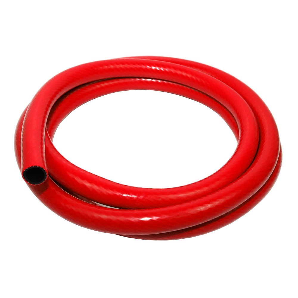 5ft 1-Ply Reinforced 19mm 3/4" ID High Temperature Silicone Heater Hose RED