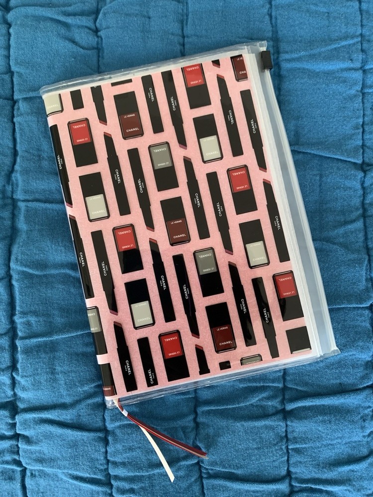 CHANEL Colorful Novelty Notebook Diary Blank With Pocket