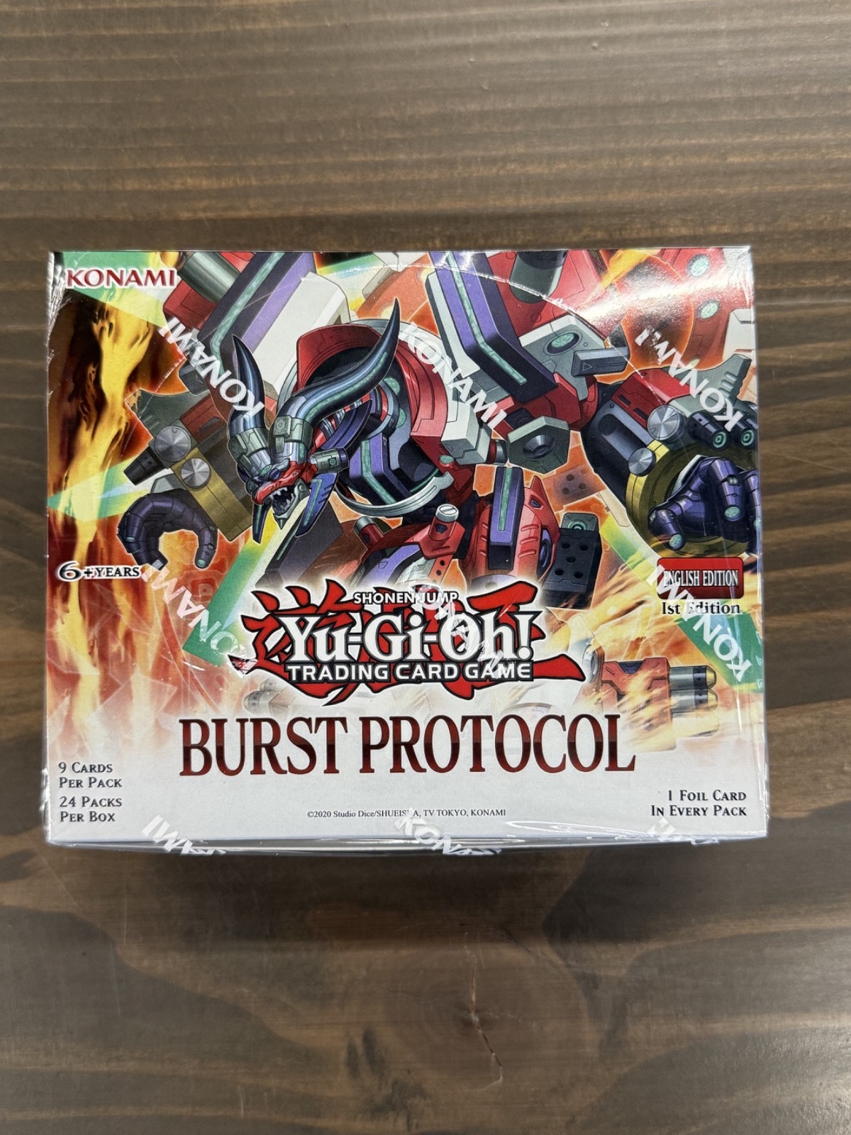 Yugioh Burst Protocol Booster Box 1st Edition Factory Sealed
