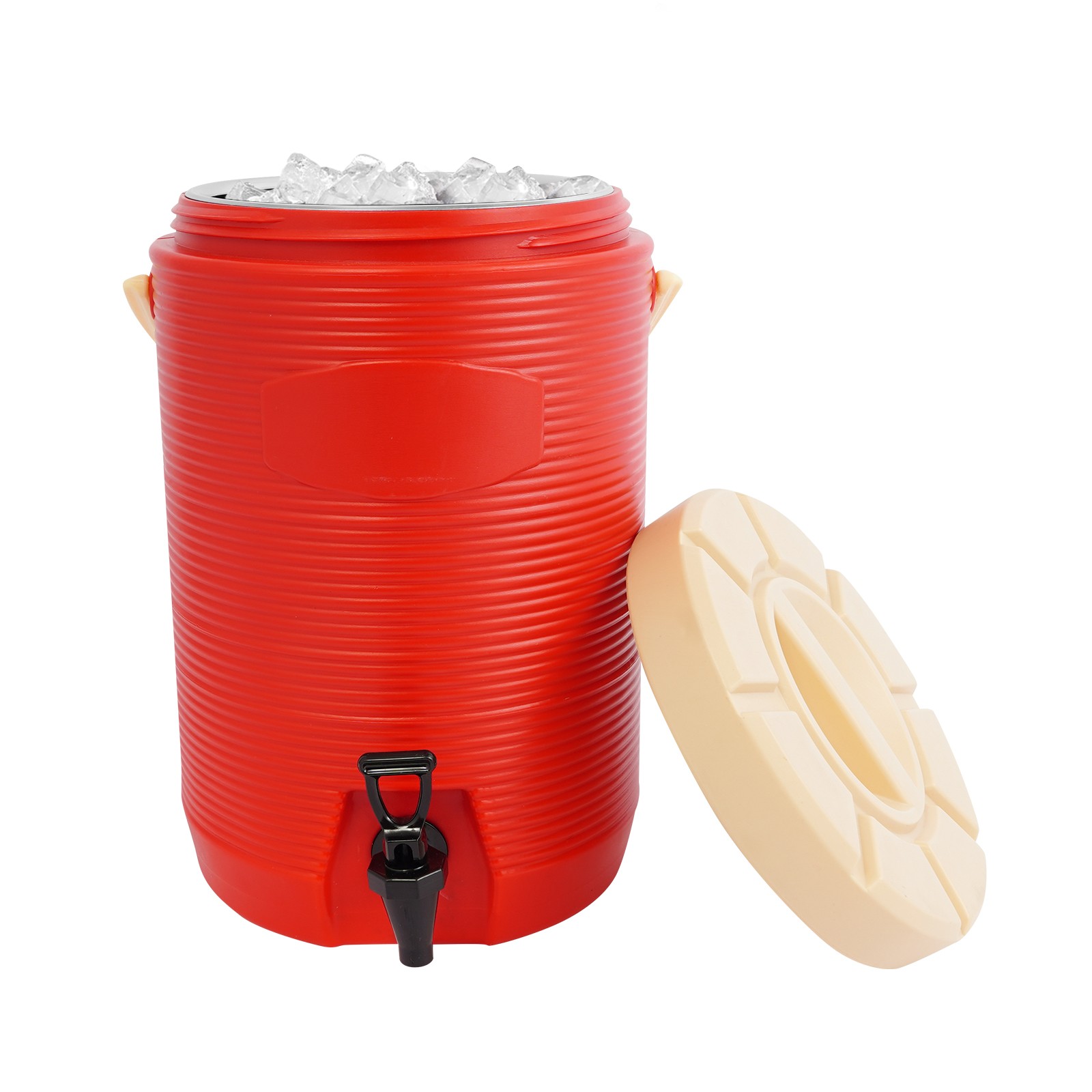 Stainless Steel Insulated Beverage Dispenser, Insulated Beverage Container 15.4L