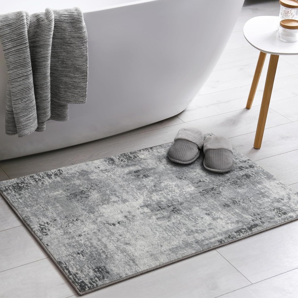 Entryway Rug 2x3 Grey Rug, 2' x 3' (Rectangular), Light