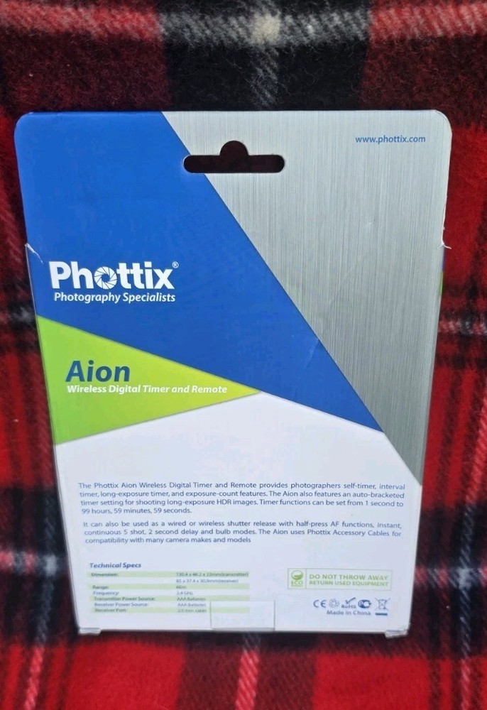 Phottix Aion Wireless Digital Timer and Remote for Nikon