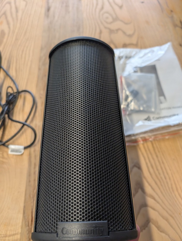 Community ENT206B 2-Way Compact Column Array Speaker (Black)