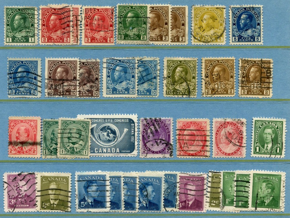 BH65 Canada 37v used Mail UPU Standard