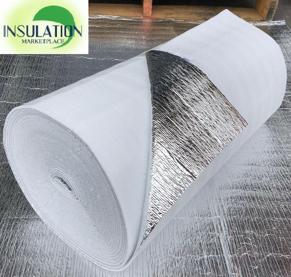 SmartSHIELD -3W WHITE Reflective Insulation roll, Foam Core Radiant Barrier 3MM